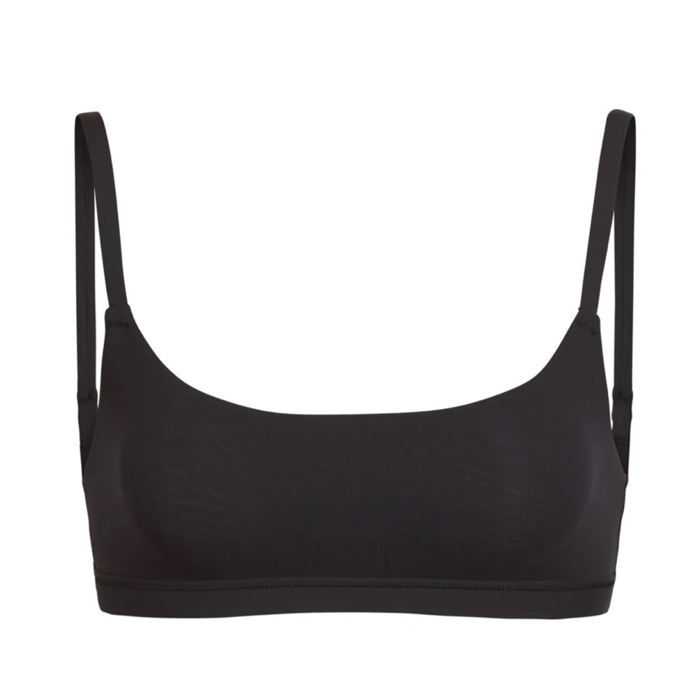 New Skims FITS EVERYBODY SCOOP NECK BRA size XXS in soot